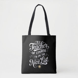 Bolsa Tote Eu Sou Uma Professora Eu Estou Na Lista Legal Prof