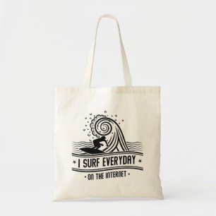Bolsa Tote Eu Surfo Todos Os Dias Na Internet