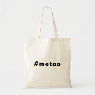 Bolsa Tote eu também, #metoo, orgulho preto branco