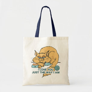 Bolsa Tote Eu Te Amo Do Jeito Que Sou Gato