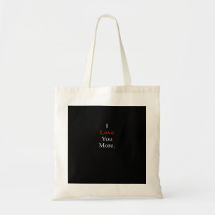 Bolsa Tote Eu Te Amo Mais Design Minimalista