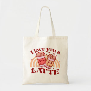 Bolsa Tote Eu Te Amo Um Latte