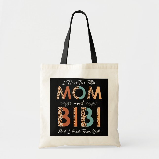 Bolsa Tote Eu Tenho Dois Títulos Mãe Bibi Eu Os Rodo (Frente)