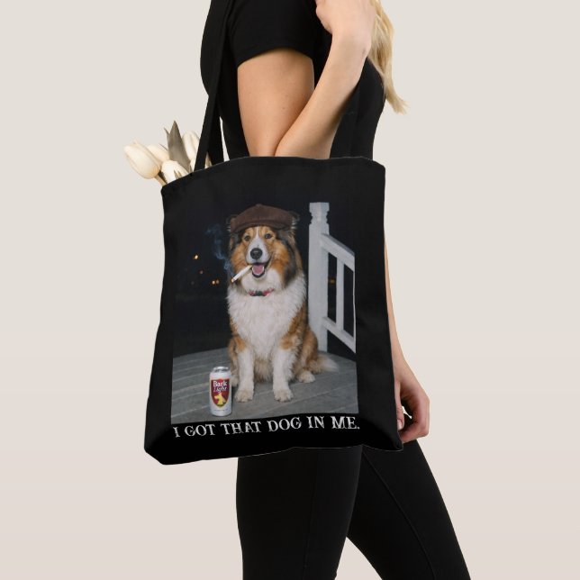 Bolsa Tote Eu Tenho Esse Cachorro Em Mim, Piada Engraçada do  (Close Up)