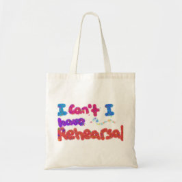 Bolsa Tote Eu tenho o saco do ensaio