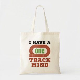 Bolsa Tote Eu tenho uma mente única, um campo e uma trilha e