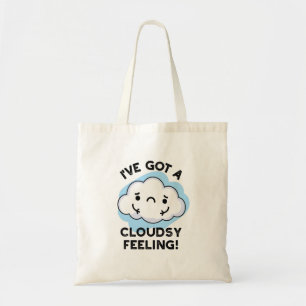 Bolsa Tote Eu tenho uma nuvem a sentir-me engraçada.