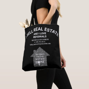Bolsa Tote Eu Vende Nomes de Amor Imobiliário Referencia Prat