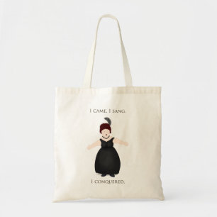 Bolsa Tote "Eu Vim, Cantei, Conquistei" cantor de vocalista