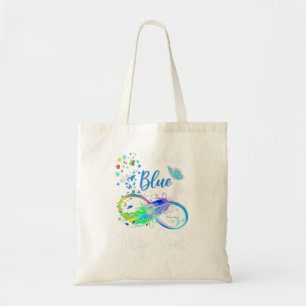 Bolsa Tote Eu Visto Azul para o Meu Filho Autismo Sensibiliza