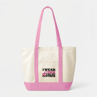 Bolsa Tote Eu visto o rosa para meu saco da mãe