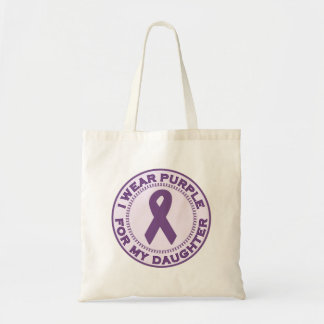Bolsa Tote Eu visto o roxo para minha filha