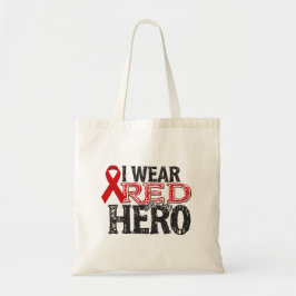 Bolsa Tote Eu Visto Vermelho pelo Meu Herói