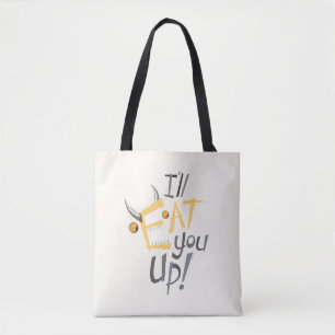 Bolsa Tote Eu vou te comer gráfico