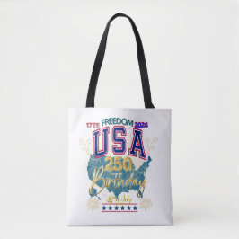 BOLSA TOTE EUA 250 ANOS DE LIBERDADE