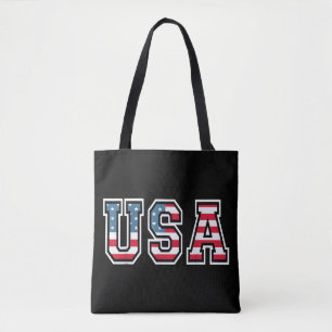 Bolsa Tote EUA Bandeira Patriótica Americana Para Homens Meni