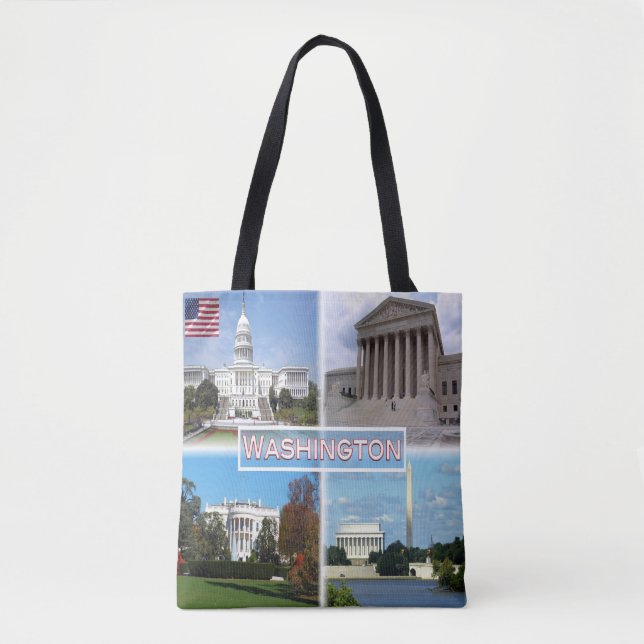 Bolsa Tote EUA Washington - Capitólio - Supremo Tribunal (Frente)