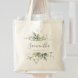 Bolsa Tote Eucalyptus Greenerence deixa Dourada Elegante Brid