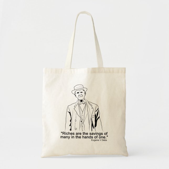 Bolsa Tote Eugene Debs cita Tote Bag (Frente)