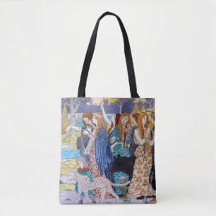 Bolsa Tote Eugene Grasset - Painel Decorativo Harmonia