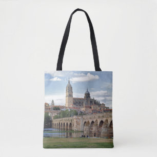 Bolsa Tote Europa, Espanha, Salamanca. A ponte romana sobre