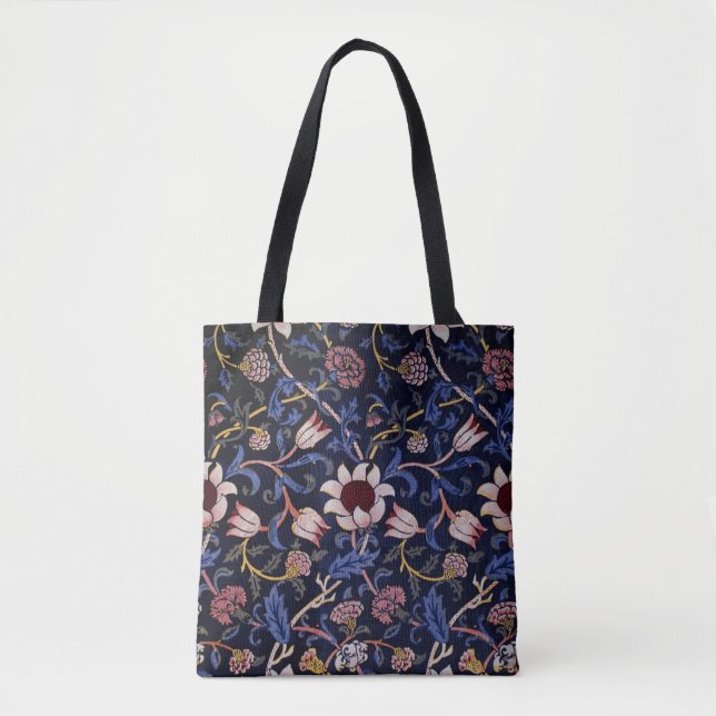 Bolsa Tote Evenlode, famous William Morris pattern, (Frente)
