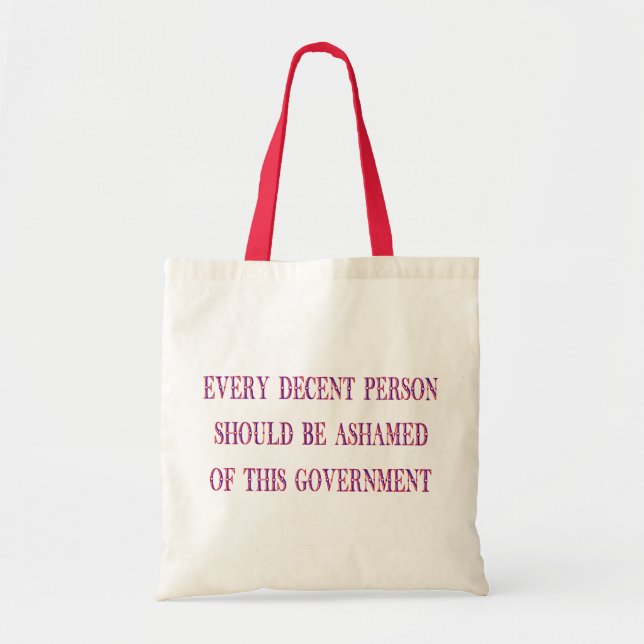 Bolsa Tote Every decent person (Frente)