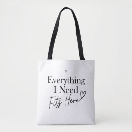 Bolsa Tote Everything I Need Fits Here