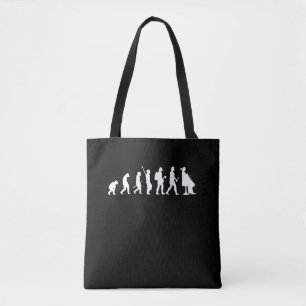 Bolsa Tote Evolução do presente engraçado do amante do
