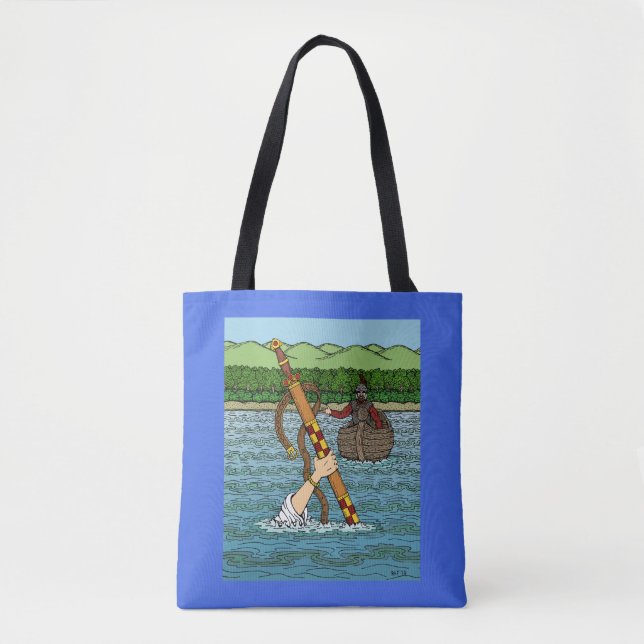 Bolsa Tote Excalibur e Arthur (Frente)