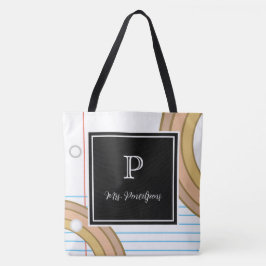 Bolsa Tote Excelente Apreciação Moderna Personalizada de Prof