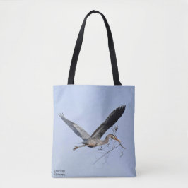 Bolsa Tote Excelente Blue Heron