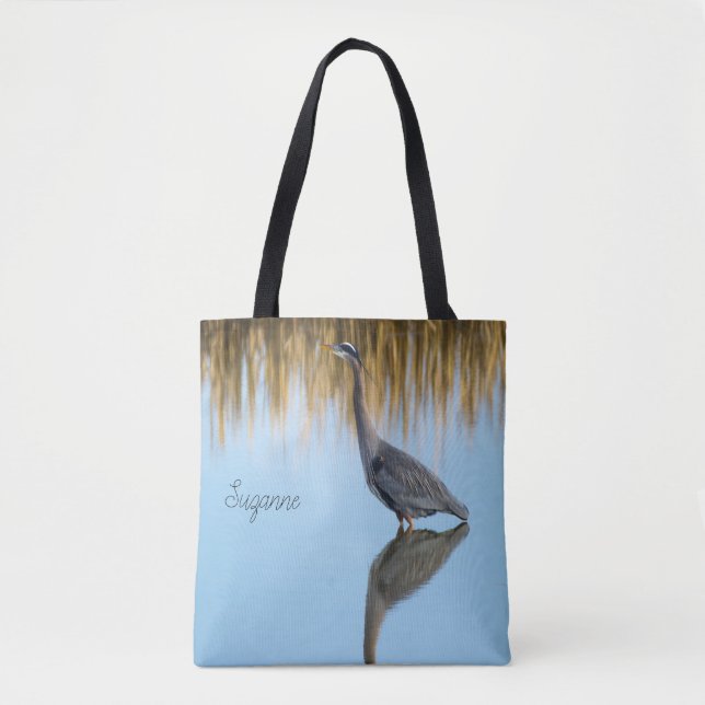 Bolsa Tote Excelente Blue Heron (Frente)
