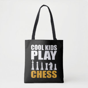 Bolsa Tote Excelente Chess Kids Chess Piece Girls