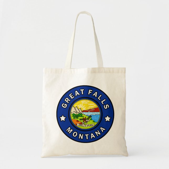 Bolsa Tote Excelente Falls Montana (Frente)