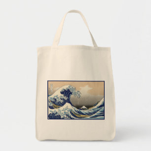 Bolsa Tote Excelente Onda Náutica de Kanagawa do Monte Fuji 