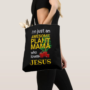 BOLSA TOTE EXCELENTE PLANTA MAMA AMA JESUS