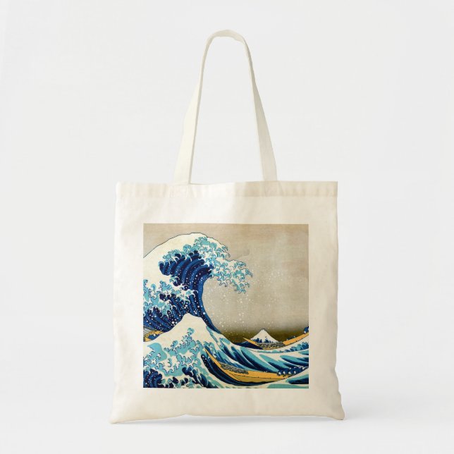 Bolsa Tote Excelente Wave de Kanagawa (Frente)