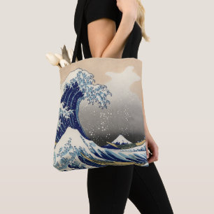 Bolsa Tote Excelente Wave Kanagawa - Pintura Japonesa