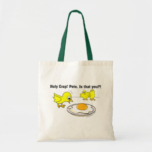 Bolsa Tote Excremento santamente! Pete, é que você?