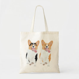 Bolsa Tote Executando o Corgis