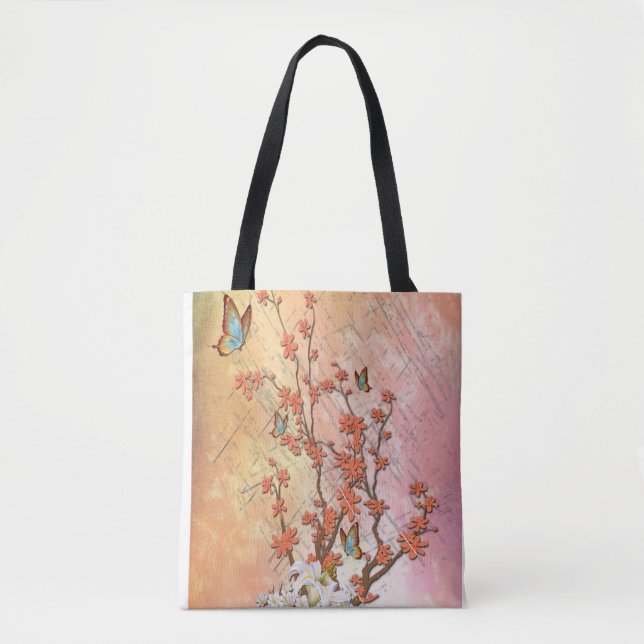 Bolsa Tote Exibição de Ikebana (Frente)