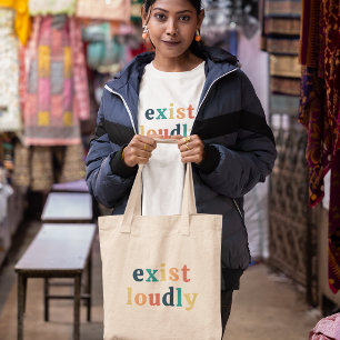 Bolsa Tote Exista Alto Empoderamento Feminista das Mulheres