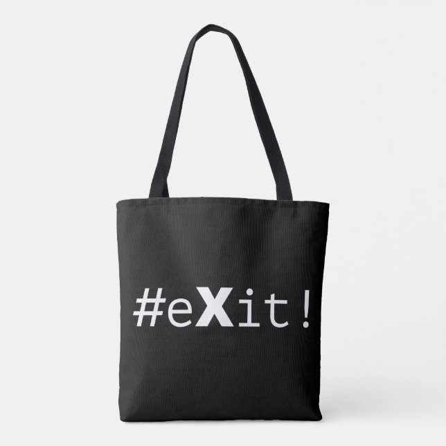 Bolsa Tote #eXit! (Verso)