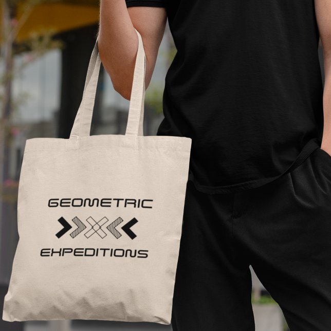 Bolsa Tote Expedições Geométricas Ofertas de Professores de M (Make it yours now and embrace your mathematical journey with flair!)