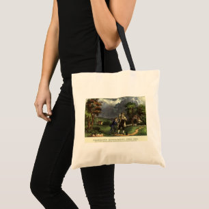 Bolsa Tote Experiência do papagaio e do relâmpago de Benjam