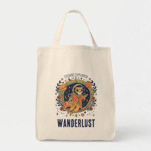 Bolsa Tote Explorador Espacial Astronauta Gato Cósmico Viagem
