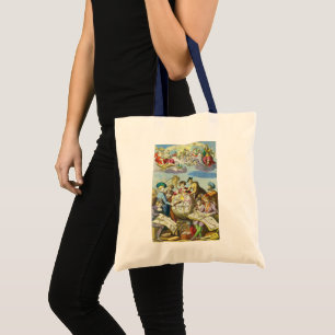 Bolsa Tote Exploradores Vintage com Mapa do Globo Antigo, 154