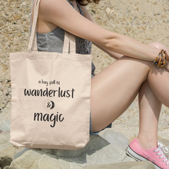 Bolsa Tote Explore com Wanderlust e Magic Adventure Viagem (Shop now and get ready to wander, dream, and create your own magic!)