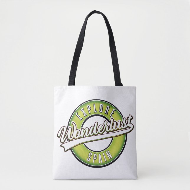 Bolsa Tote Explore Espanha Wonderlust  (Frente)